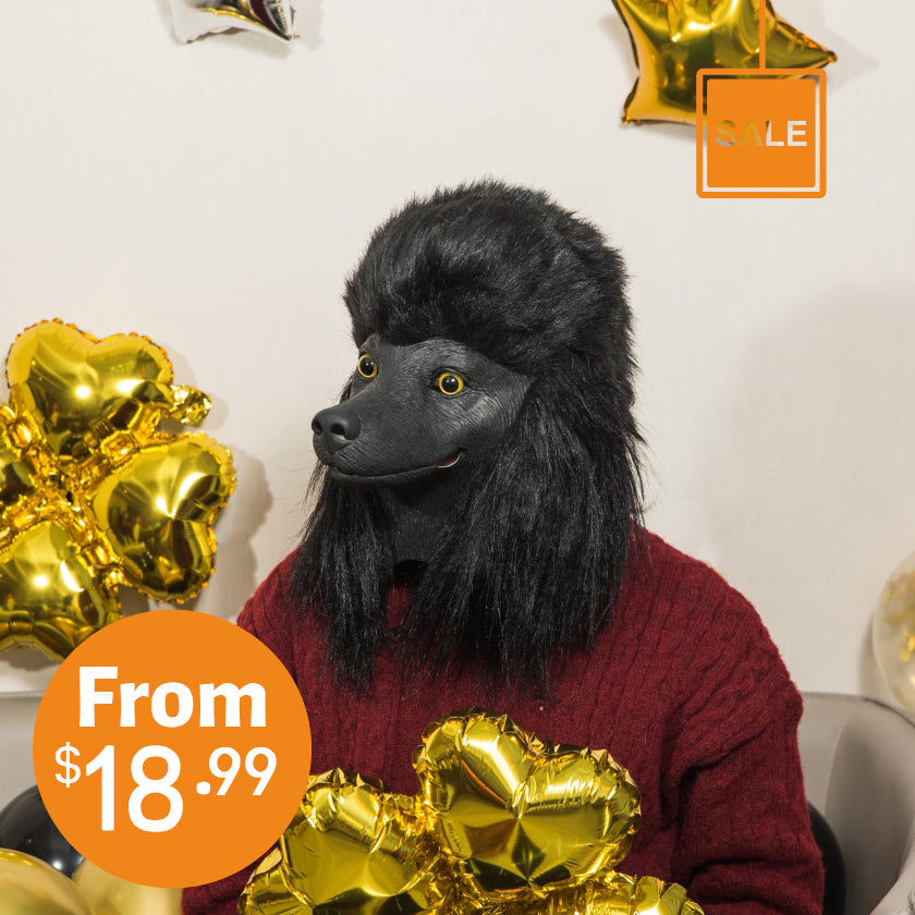Black Poodle Mask