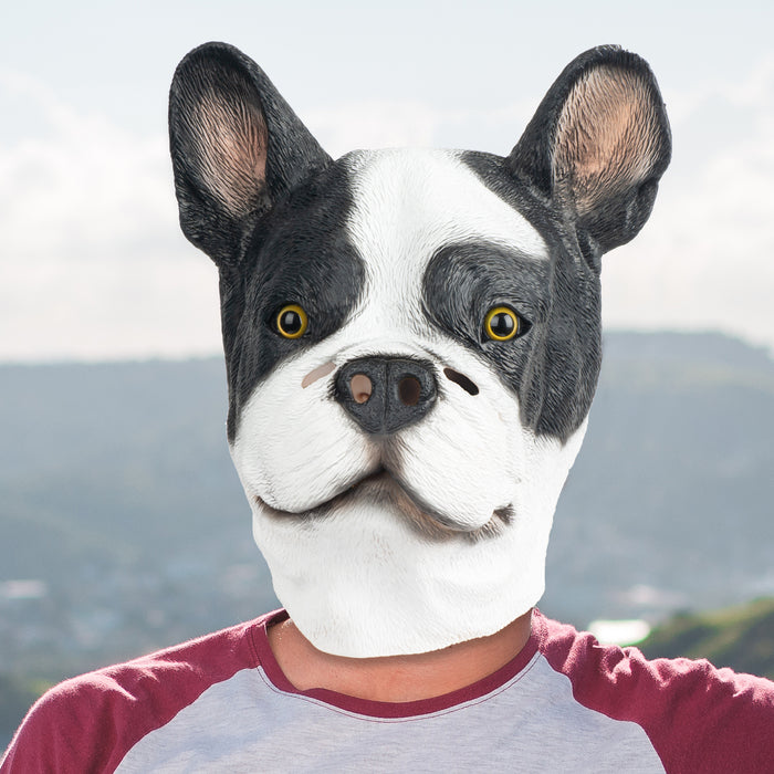 CreepyParty Boston Dog Terrier Mask