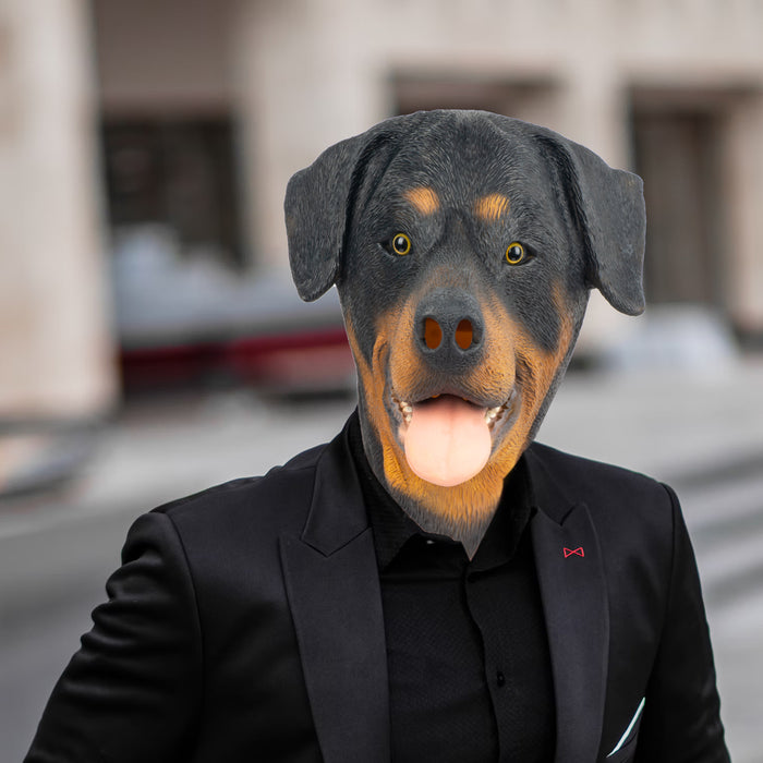 CreepyParty Rottweiler Dog Mask