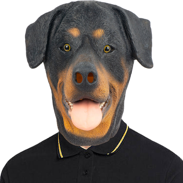 CreepyParty Rottweiler Dog Mask