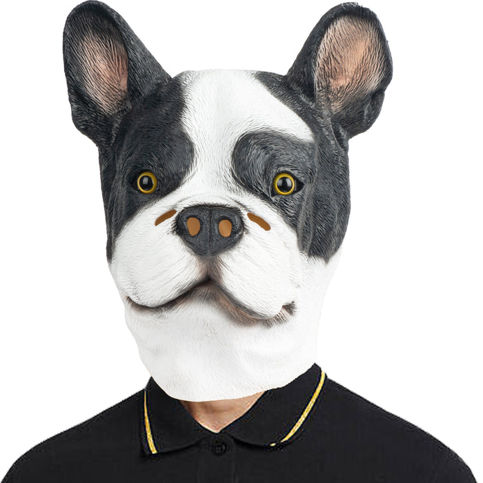 CreepyParty Boston Dog Terrier Mask