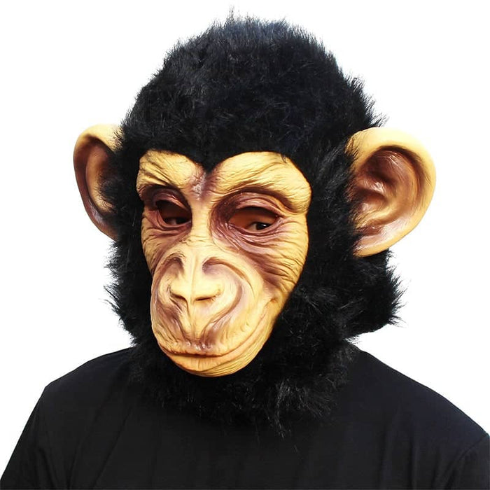 CreepyParty Halloween Monkey Head Mask