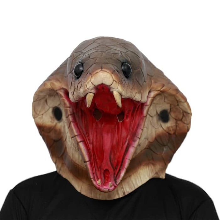 CreepyParty Cobra Halloween Snake Mask