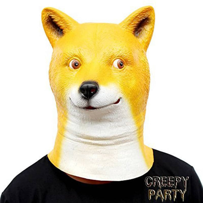 CreepyParty Halloween Costume Party Shiba Dog Masks