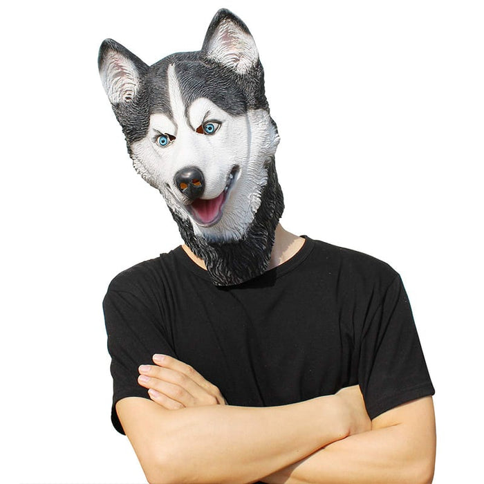 Dog Head Husky Mask
