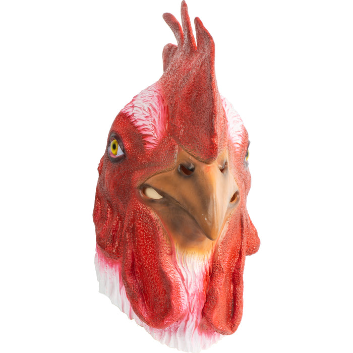 CreepyParty Halloween White Rooster Mask (Chicken)