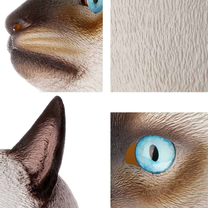 CreepyParty White Cat Mask for Halloween