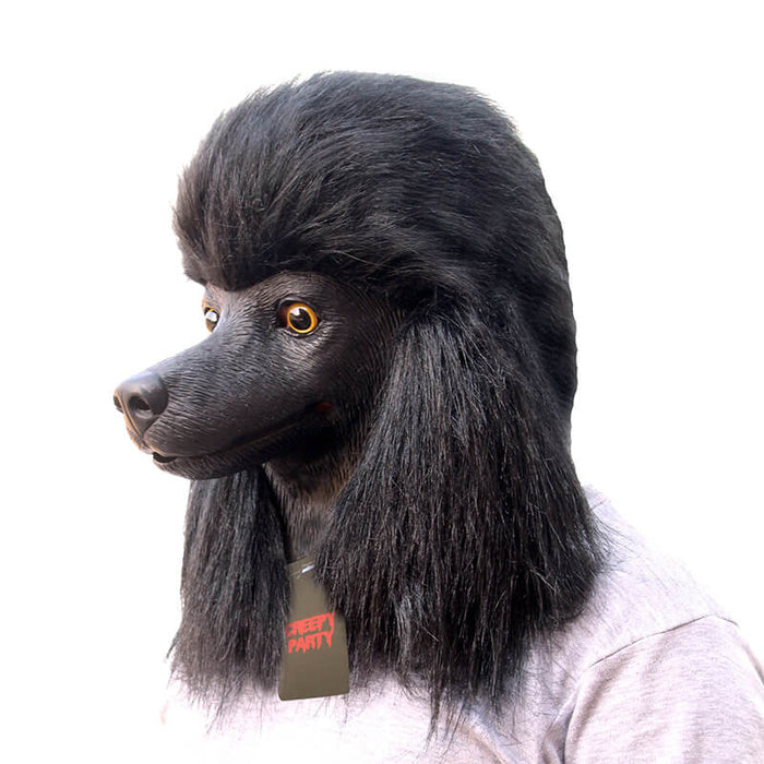 CreepyParty Halloween Black Poodle Masks
