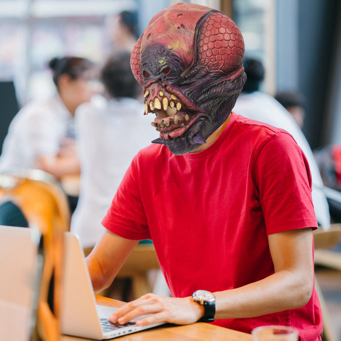 CreepyParty Ant-man Mask Insect Fancy Dress