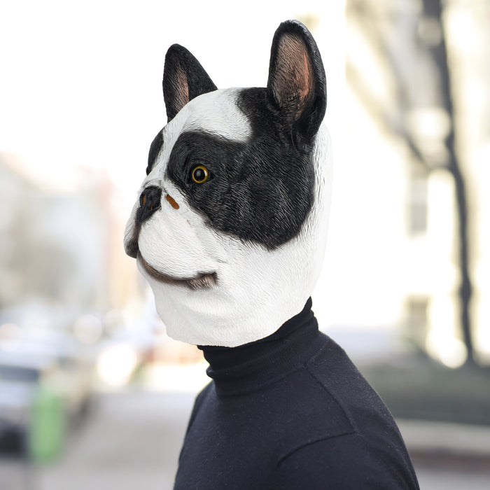 CreepyParty Boston Dog Terrier Mask