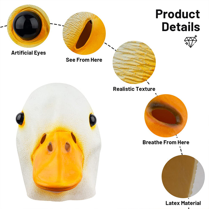 CreepyParty Call Duck Mask
