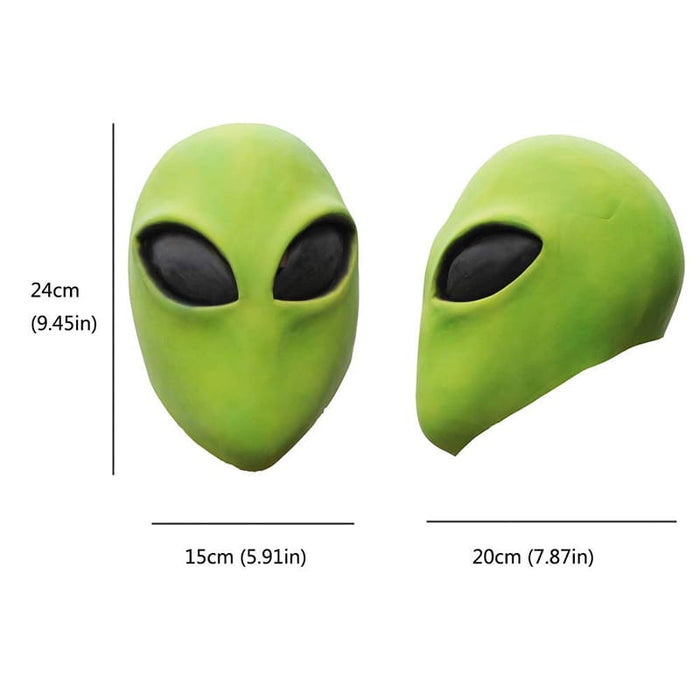 Area 51 Green Alien Mask