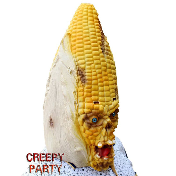 CreepyParty Vegetables Corn Head Mask for Halloween