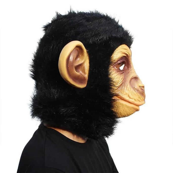CreepyParty Halloween Monkey Head Mask