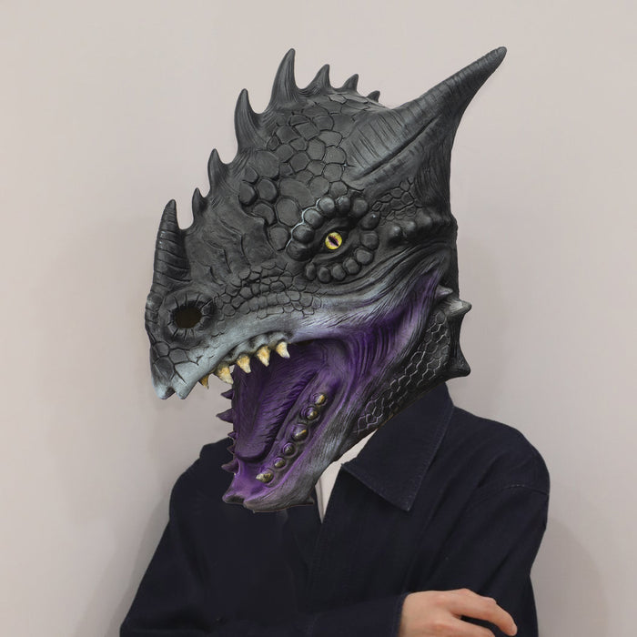 CreepyParty Dragon Mask Scary Fancy Dress
