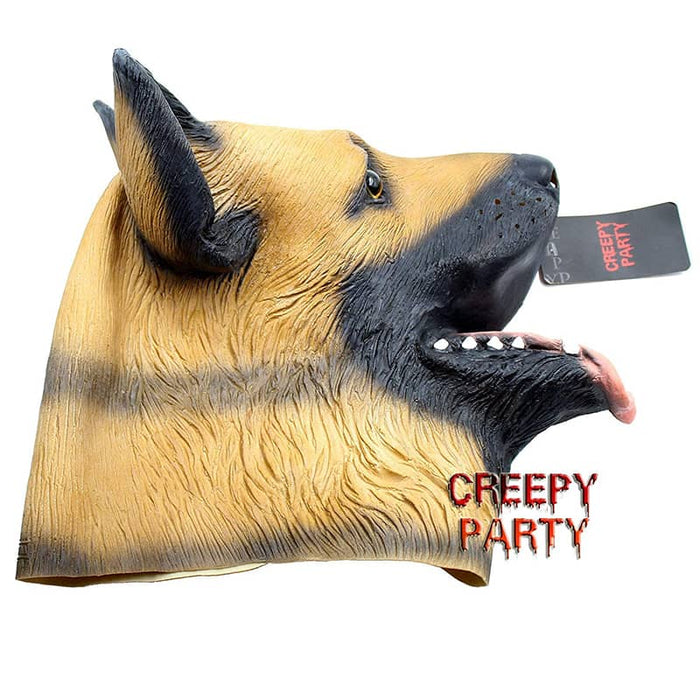 CreepyParty Halloween Party Dog Head Mask