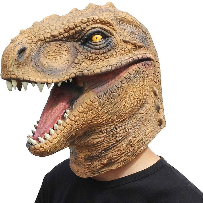 CreepyParty Large Animal Head Masks Shark, Dinosaur Success