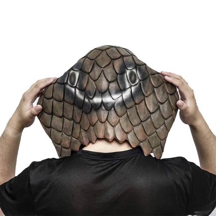 CreepyParty Cobra Halloween Snake Mask