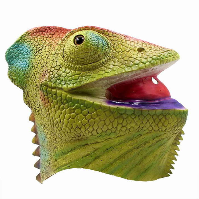CreepyParty Lizard Chameleon Mask for Halloween Carnival