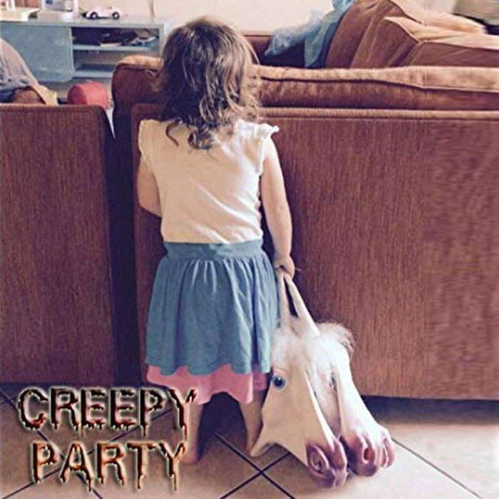 CreepyParty Halloween Costume Party Unicorn Mask