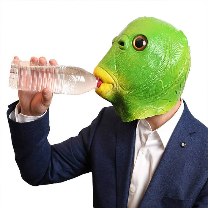CreepyParty Fish Mask for Halloween Carnival Party