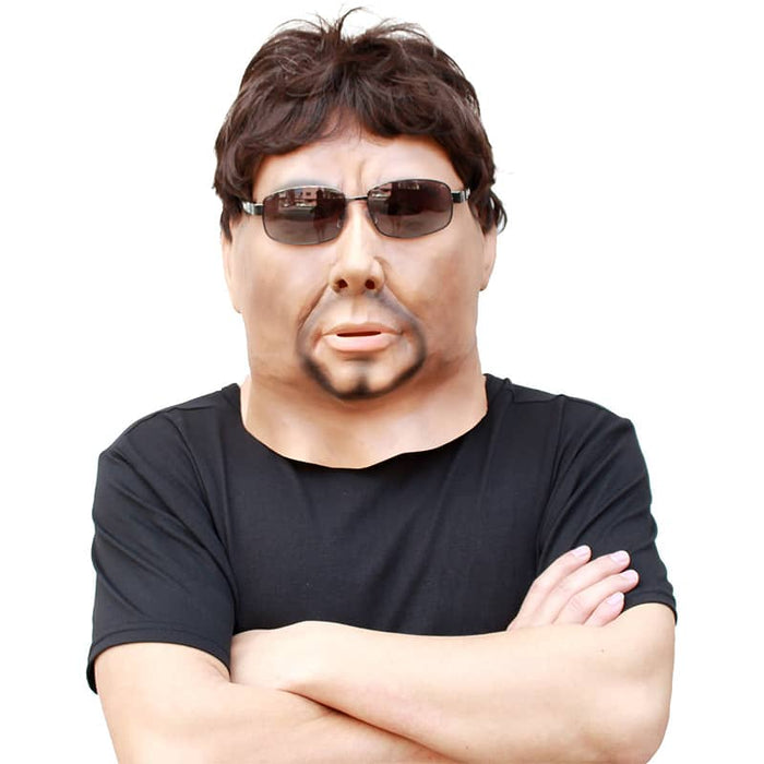 CreepyParty Strong Man Head Mask for Halloween