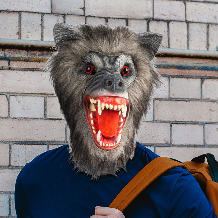 CreepyParty Grey Werewolf Mask