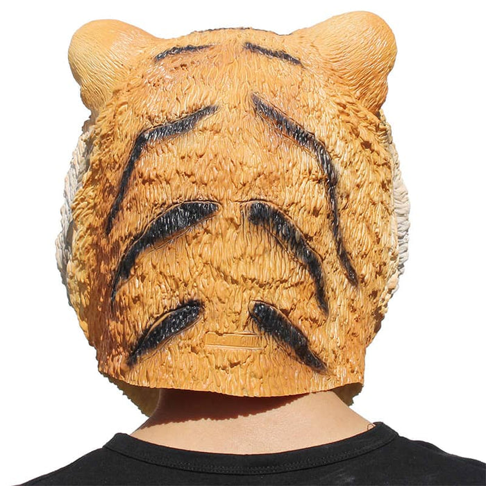 CreepyParty Halloween Costume Tiger Head Mask