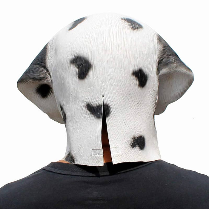 CreepyParty Halloween Costume Dalmatian 101 Dog Mask