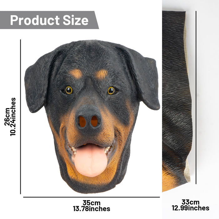 CreepyParty Rottweiler Dog Mask
