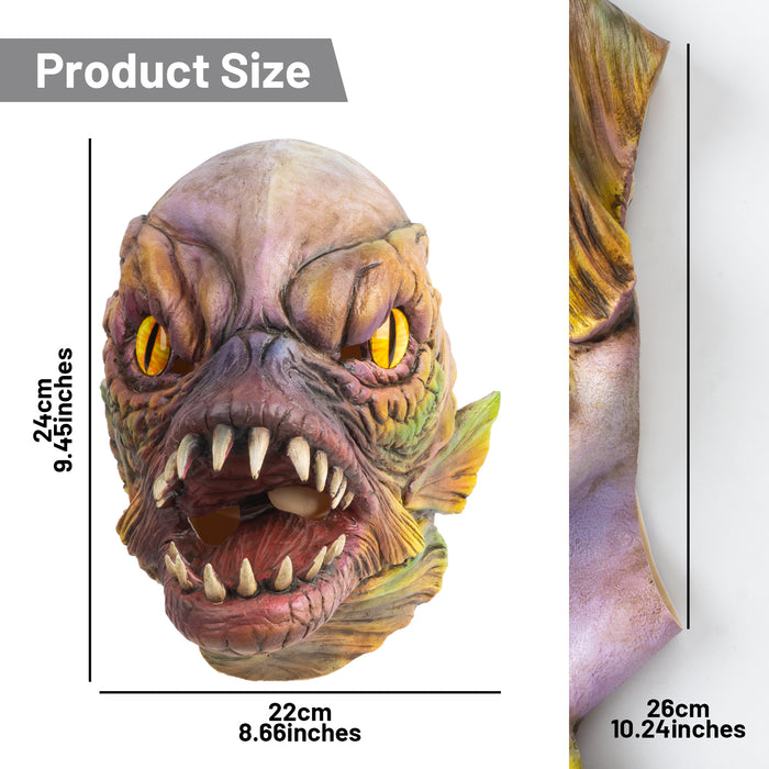 CreepyParty Piranha Fish Mask