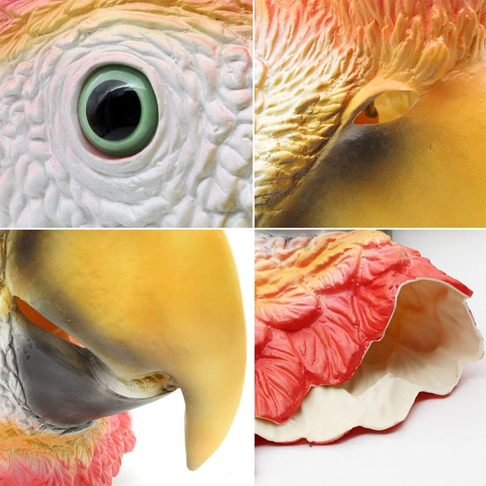 Red Parrot Mask for Halloween Costume Party
