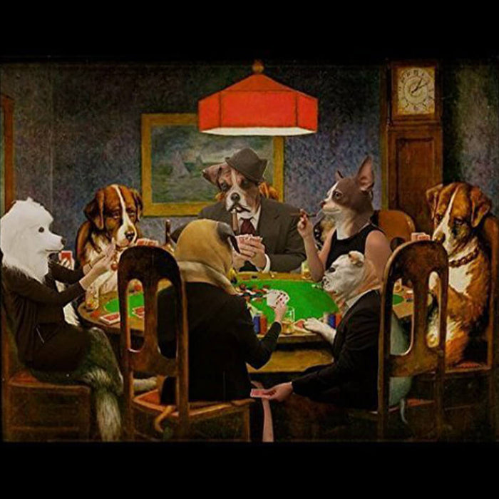 CreepyParty Halloween Black Poodle Masks