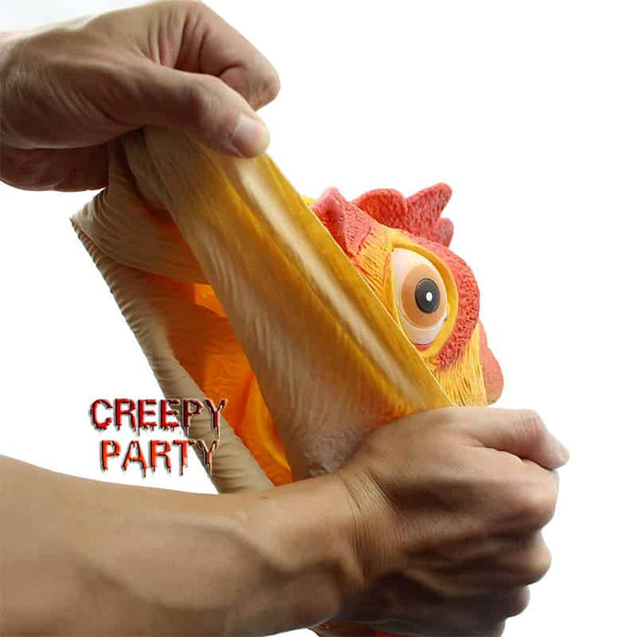 CreepyParty Halloween Rooster Mask (Chicken)