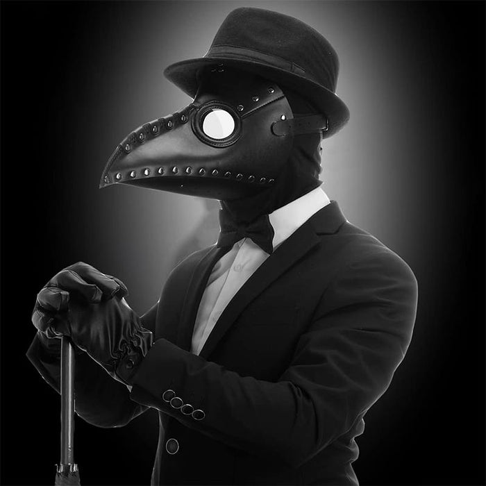 Leather Bird Beak Mask