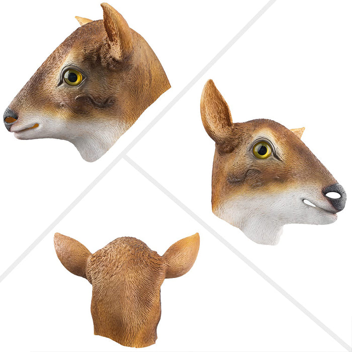 CreepyParty Deer Mask Fancy Dress