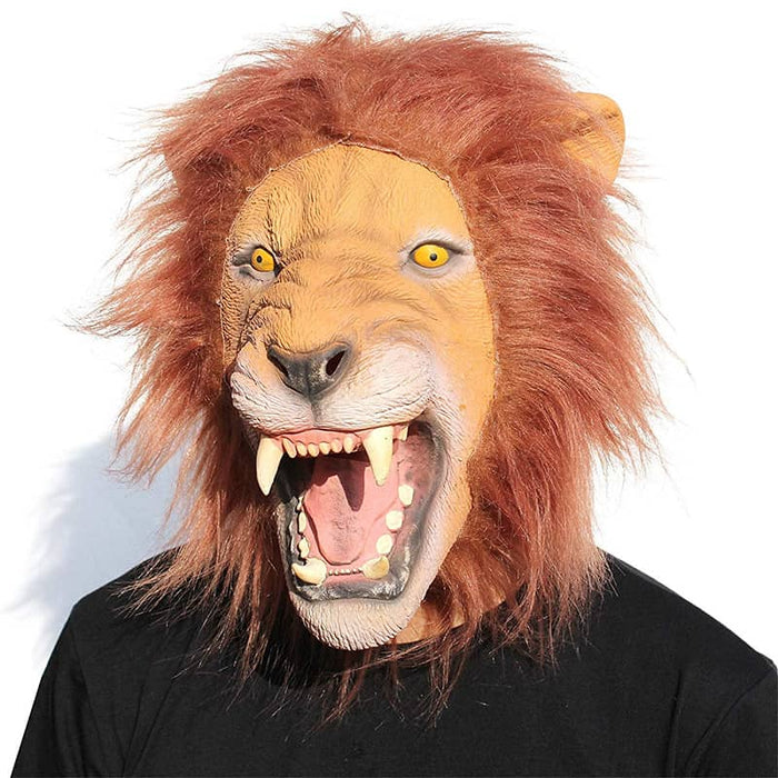 CreepyParty Lion Mask for Halloween Carnival