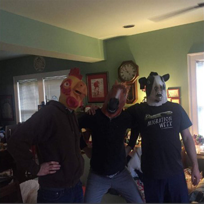 CreepyParty Funny Masquerade for Cow Masks