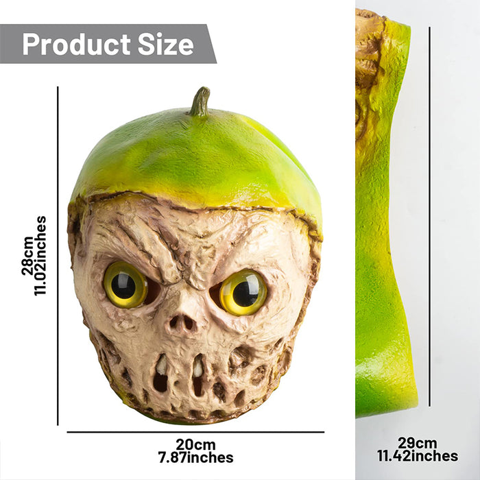 CreepyParty Skeleton Mask Apple Shape
