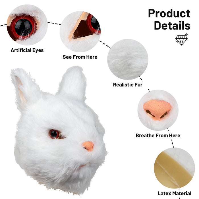 CreepyParty Cute Bunny Rabbit Mask