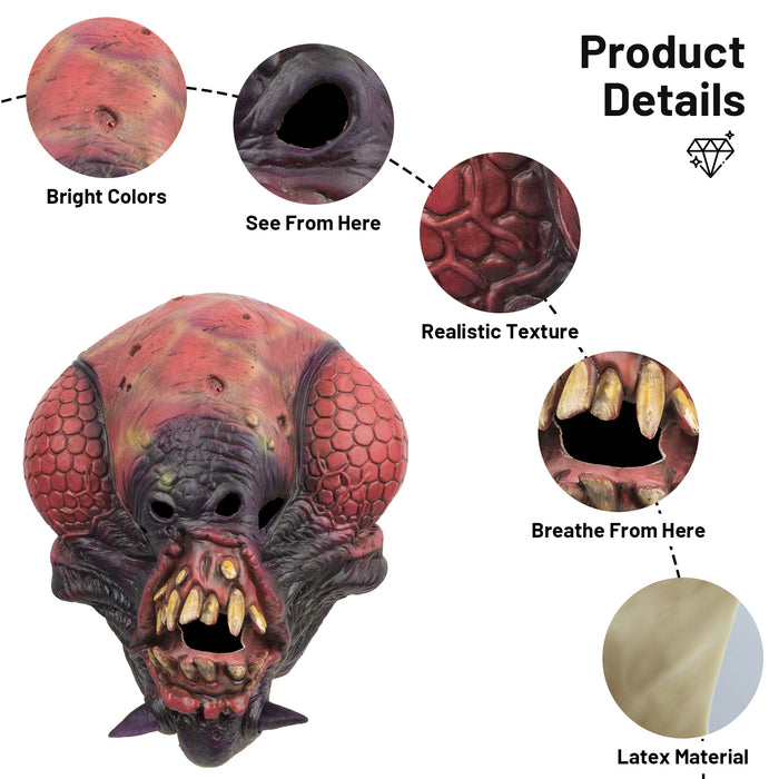 CreepyParty Ant-man Mask Insect Fancy Dress