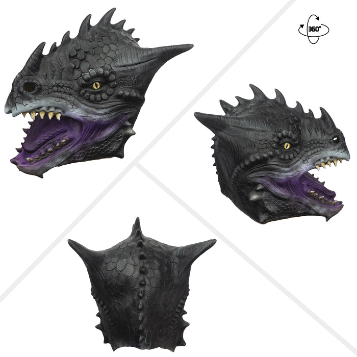 CreepyParty Dragon Mask Scary Fancy Dress