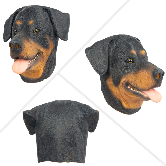 CreepyParty Rottweiler Dog Mask