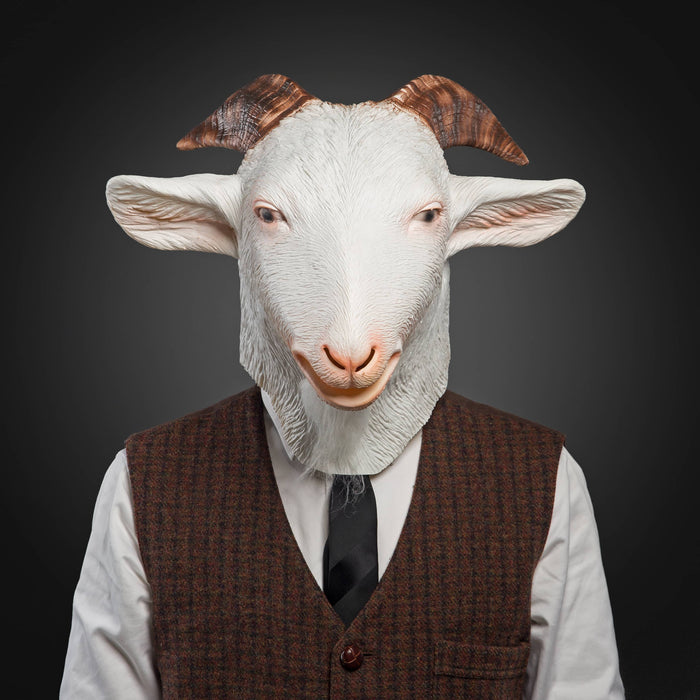 CreepyParty Halloween Party Goat Mask
