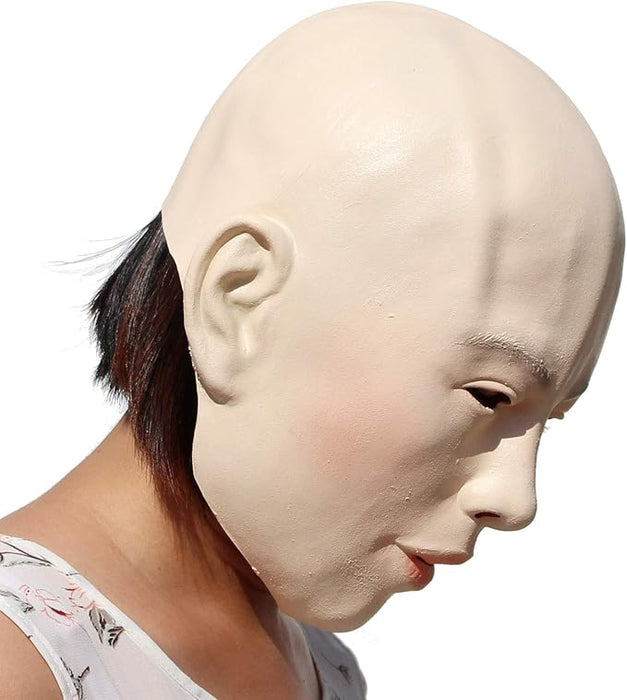 Kipshopin Halloween Mask Lady Mask Latex Female Costume Mask