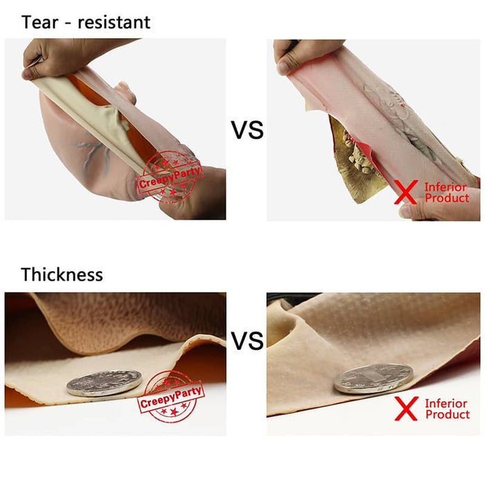 tear resistance and thickness