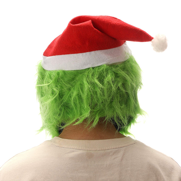 CreepyParty Christmas Green Monster Mask