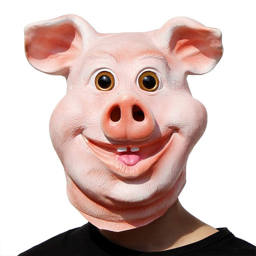 Funny Cute Happy Pig Mask