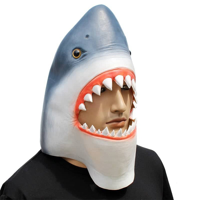 CreepyParty Halloween Costume Party Fish Mask