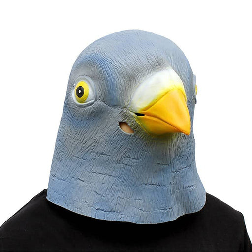 CreepyParty Halloween Costume Blue Pigeon Mask